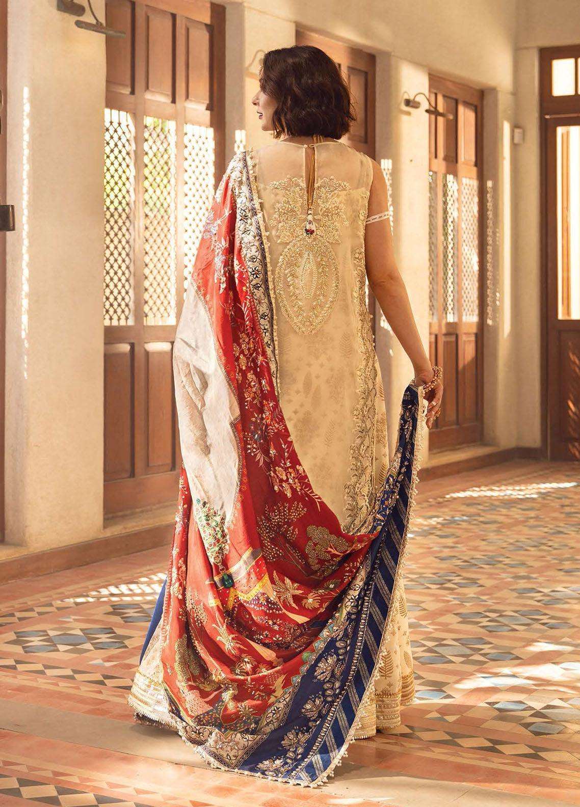 Aik Jhalak by Crimson Embroidered Suits Unstitched 3 Piece D1 - Luxury Wedding Collection - Yumnaz