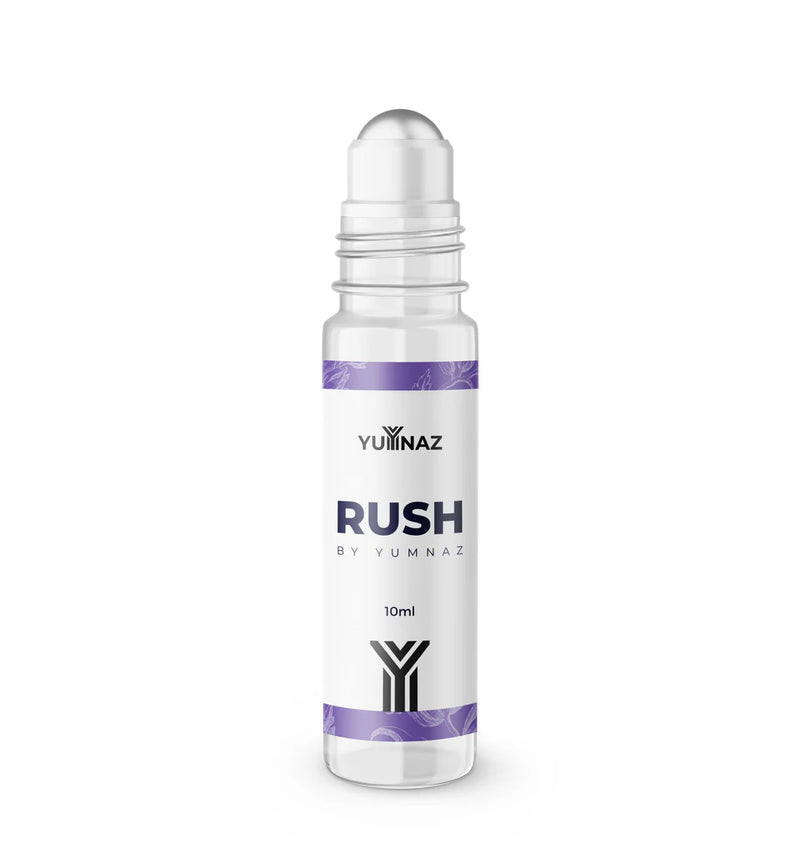Rush by Yumnaz – Best-Selling Signature Perfume | Unisex (Male+Female) Luxury + Free Aventus Creed Sample & Gift Pack!