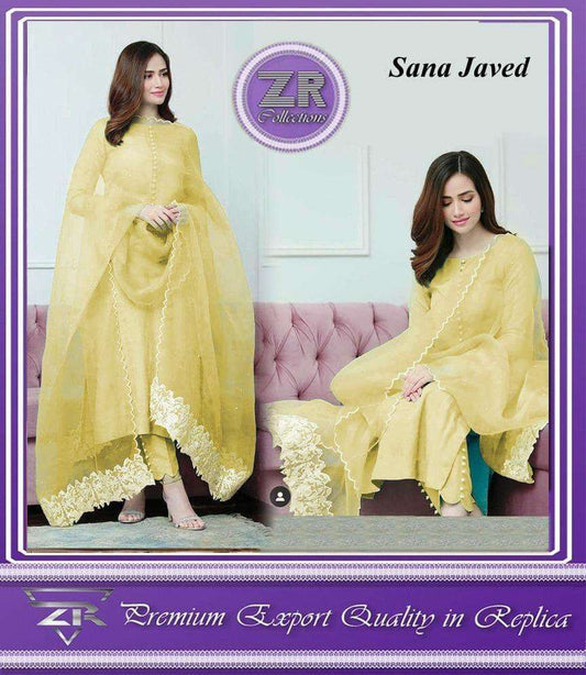 Sana Javed Cotton Suit-Cotton Suits-Replica Zone