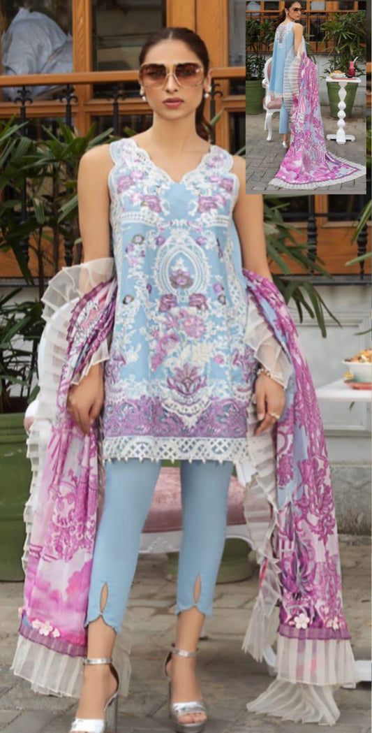 Asifa Nabeel Cotton Suit - Yumnaz
