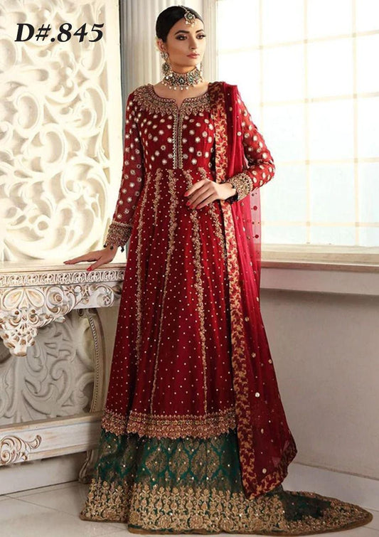 Ayesha Imran Chiffon Bridal Suit - Yumnaz