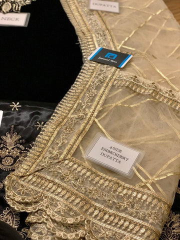 Baroque Velvet Suit - Yumnaz