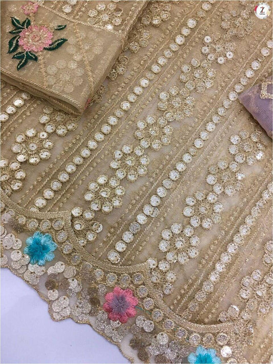 Embroidered Masuri Bridal Suit - Yumnaz