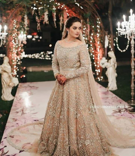 Erum Khan Net Bridal Suit - Yumnaz