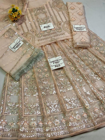 Erum Khan Organza Bridal Suit - Yumnaz