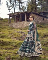 Faiza Saqlain Silk Bridal Suit - Yumnaz
