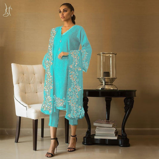 Farah Khan Cotton Suit - Yumnaz