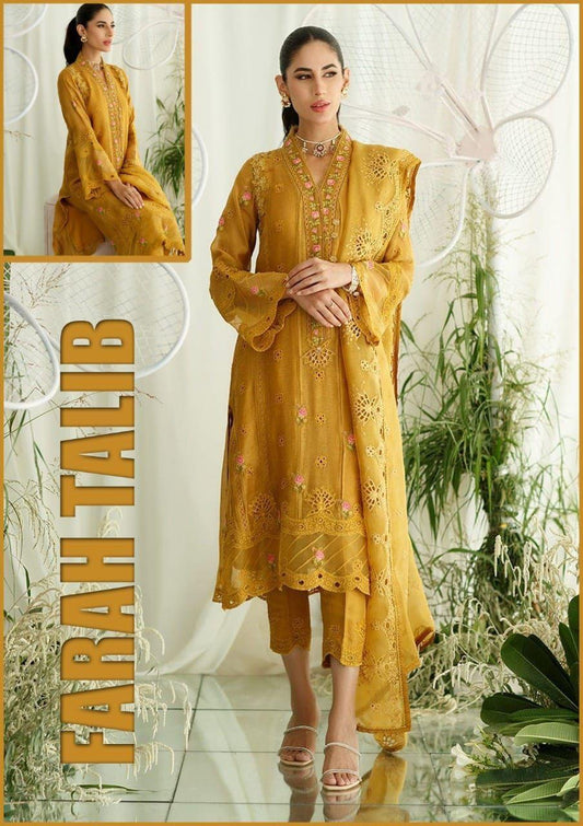Farah Talib Cotton Suit - Yumnaz