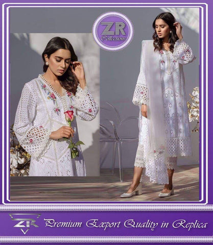 Farida Hassan Cotton Suit - Yumnaz