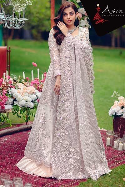Maryams Net Bridal Suit - Yumnaz