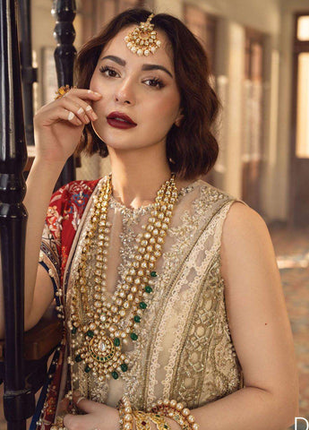 Aik Jhalak by Crimson Embroidered Suits Unstitched 3 Piece D1 - Luxury Wedding Collection - Yumnaz