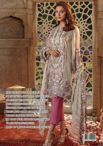 Akbar Aslam Chiffon Suit - Yumnaz