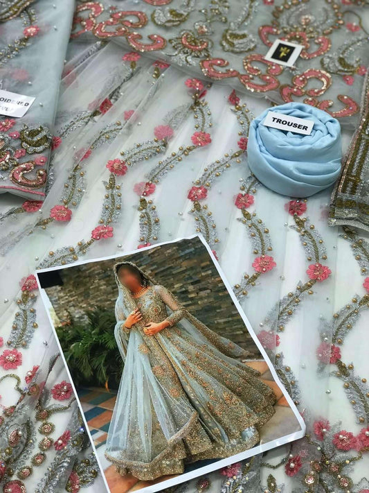 Anarkali Net Bridal Suit - Yumnaz