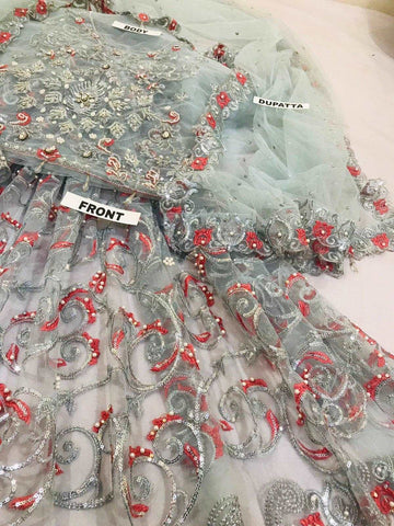 Anarkali Net Bridal Suit - Yumnaz