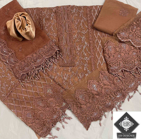 Anaya Chiffon Suit - Yumnaz