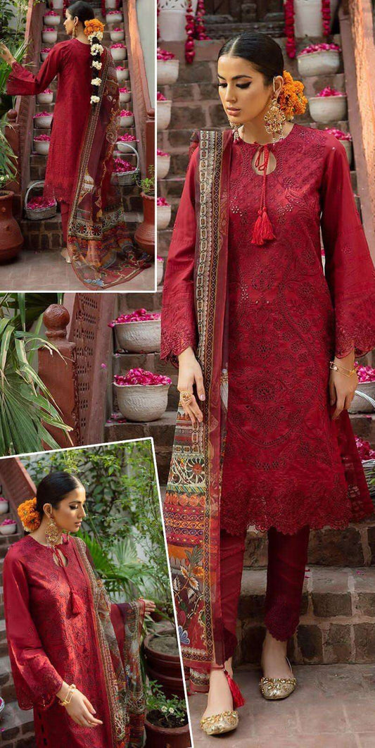 Anaya Cotton Suit - Yumnaz