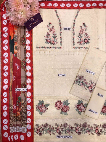 Anaya Lawn Suit - Yumnaz