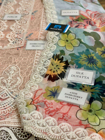 Anaya Lawn Suit - Yumnaz