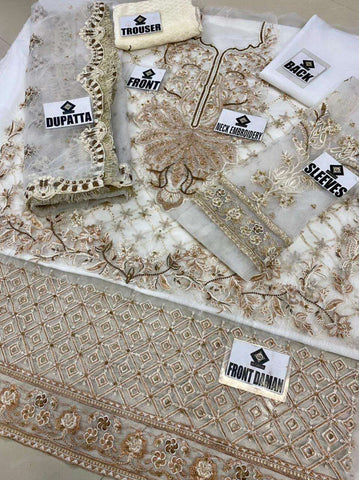 Anaya Net Bridal Suit - Yumnaz