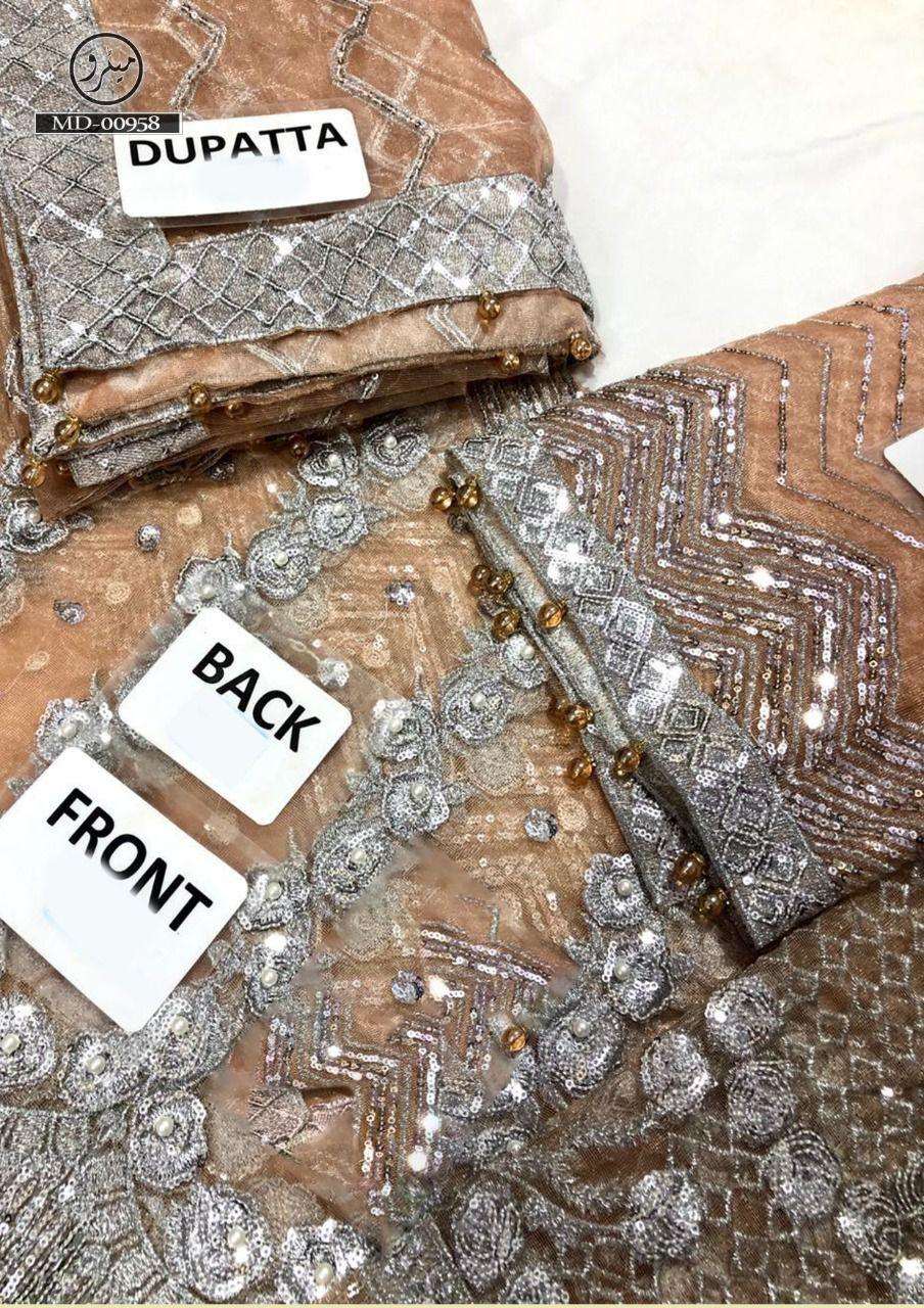 Anaya Net Bridal Suit - Yumnaz