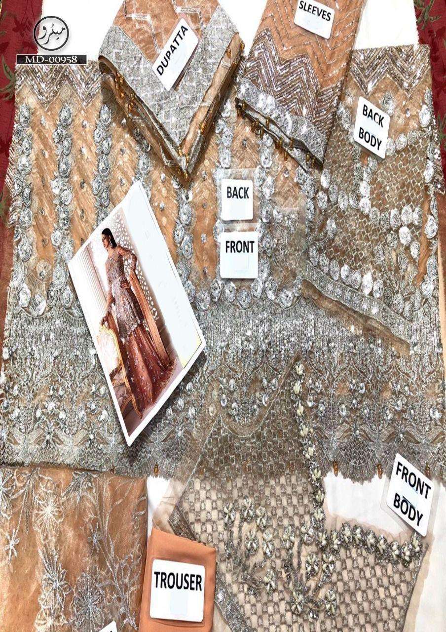 Anaya Net Bridal Suit - Yumnaz
