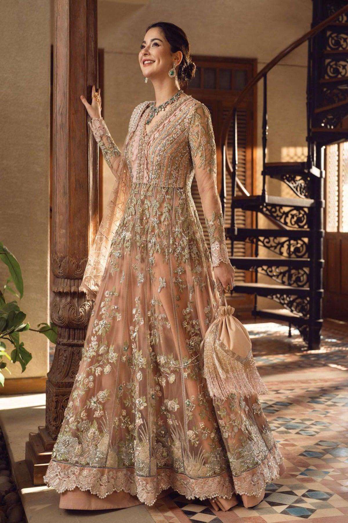Aik Jhalak by Crimson Embroidered Suits Unstitched 3 Piece D8 - An Ethereal Fantasy Luxury Wedding Collection - Yumnaz