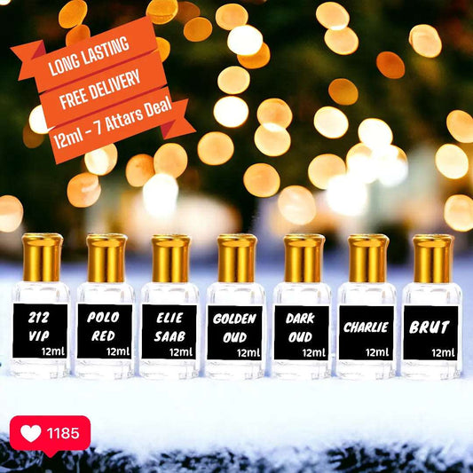 7 Attars Deal Best Fragrances - 12ml