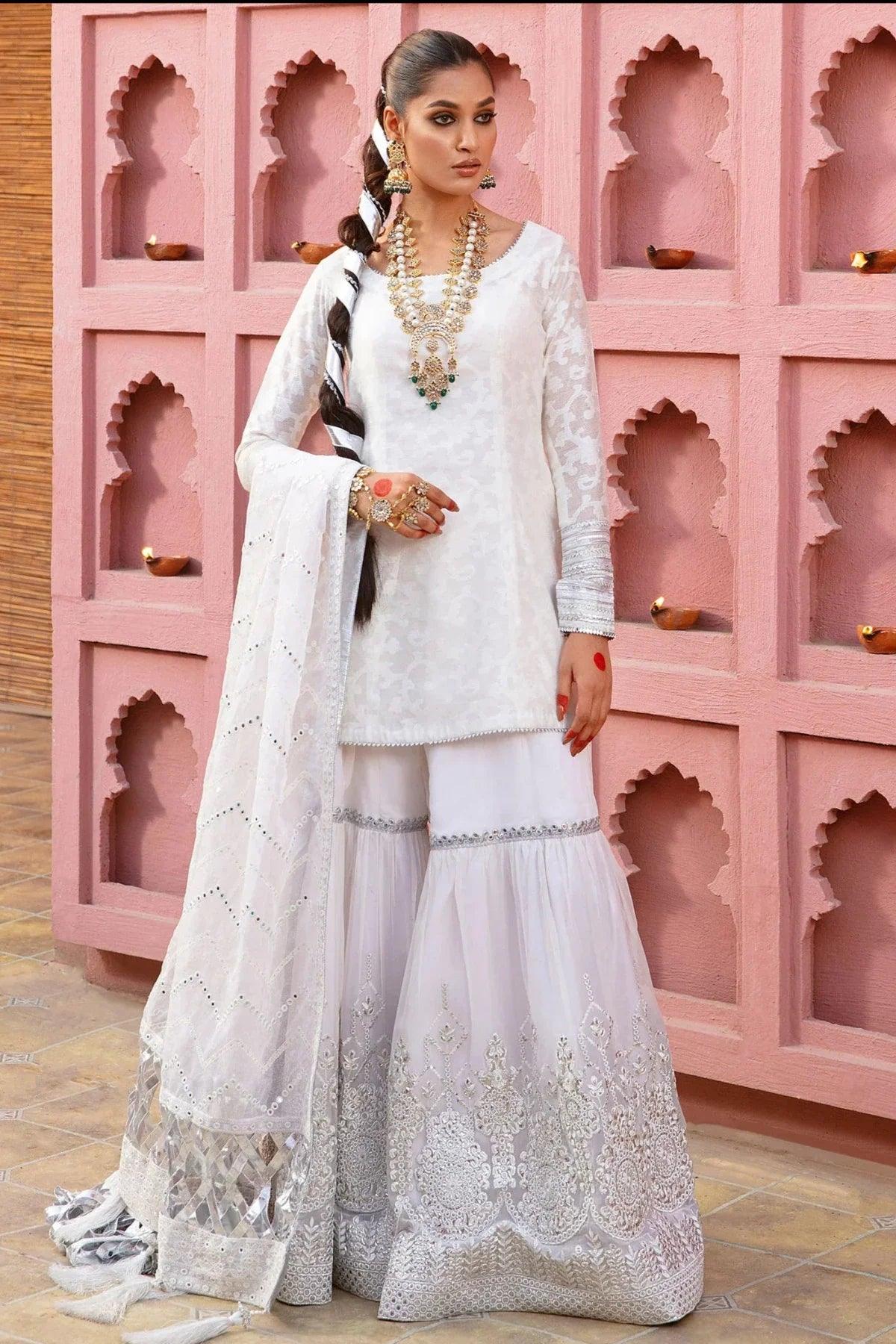 Chandni Nur-e-Subh by Nilofer Shahid Wedding Collection unstitched 3 Pieces