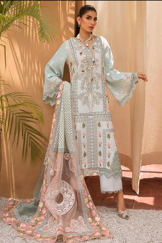Crimson Serene Luxury Lawn by Saira Shakira - Yumnaz