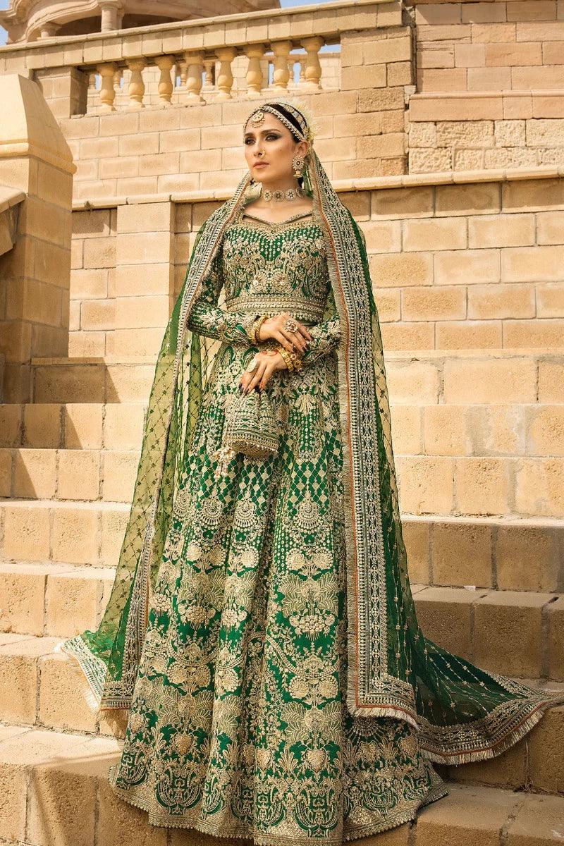 ERUM KHAN LUXURY EMBROIDERED WEDDING COLLECTION PAKEEZAH JAHAN VOL 2 Unstitched - Yumnaz