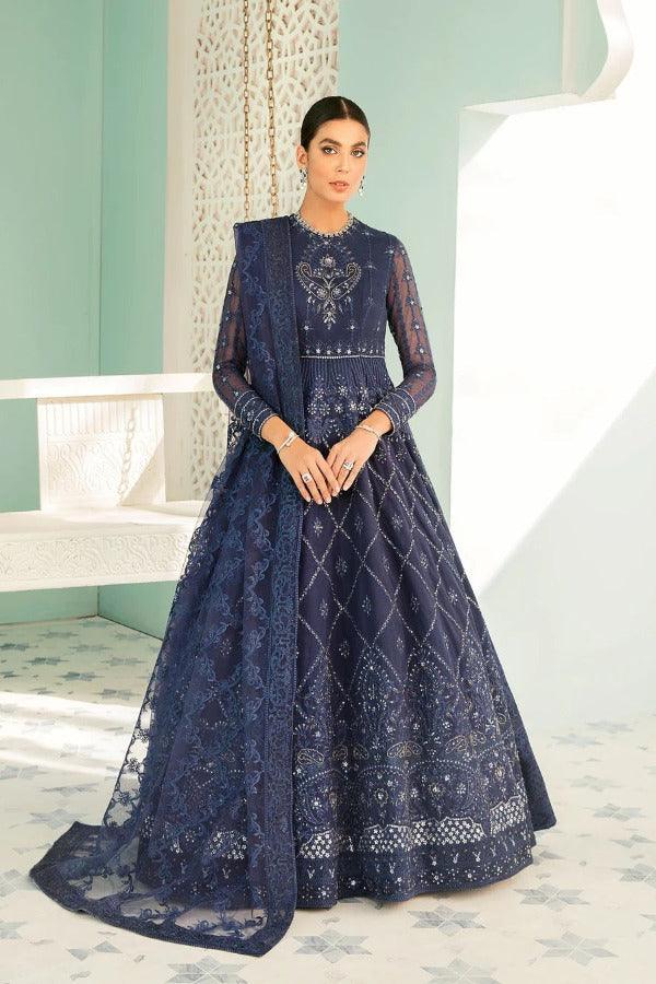 Elinor By Akbar Aslam Embroidered Net Suits Unstitched 3 Piece AAWC-1432 Molly - Wedding Collection