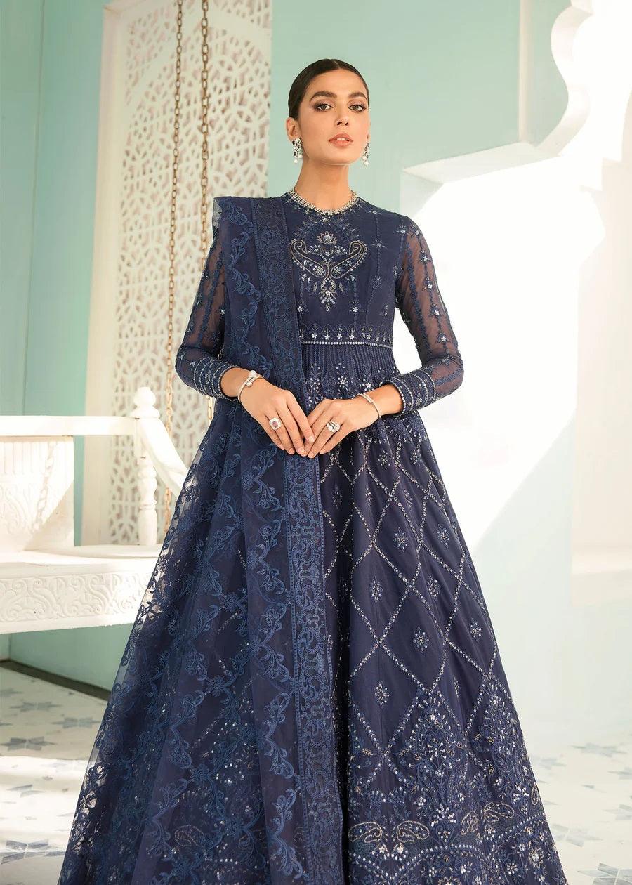 Elinor By Akbar Aslam Embroidered Net Suits Unstitched 3 Piece AAWC-1432 Molly - Wedding Collection - Yumnaz