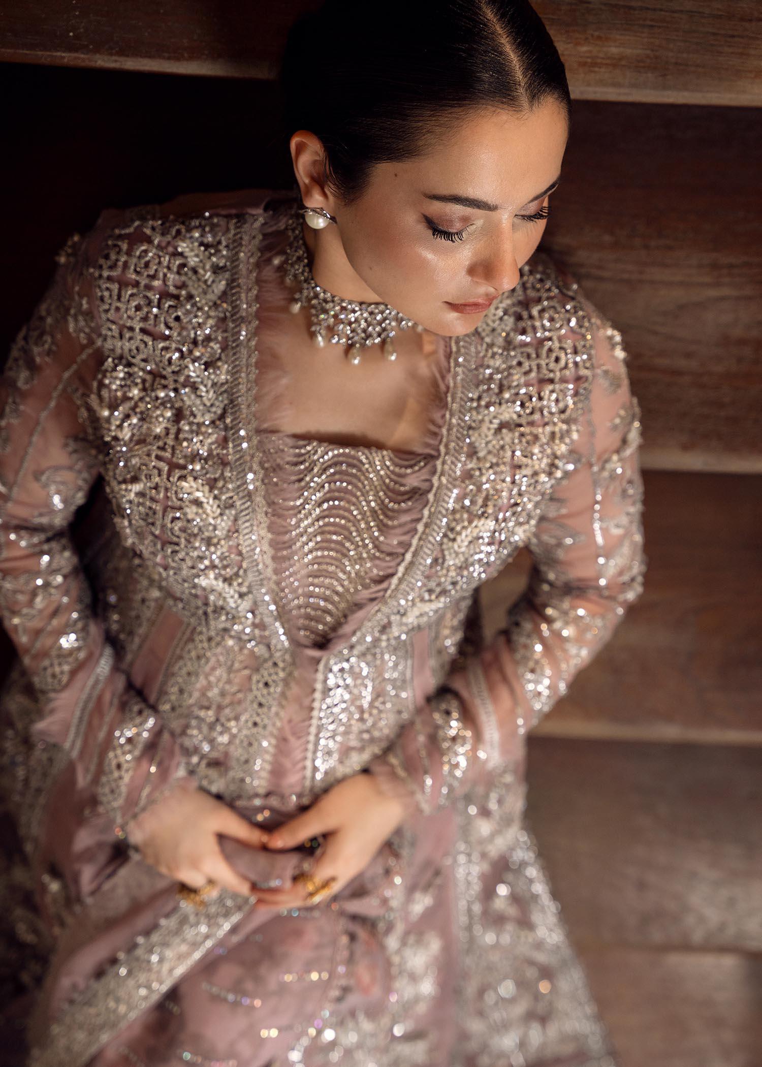 Crimson x Saira Shakira Aik Jhalak Wedding Collection A Cutwork Affair - Yumnaz