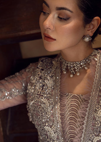 Crimson x Saira Shakira Aik Jhalak Wedding Collection A Cutwork Affair - Yumnaz