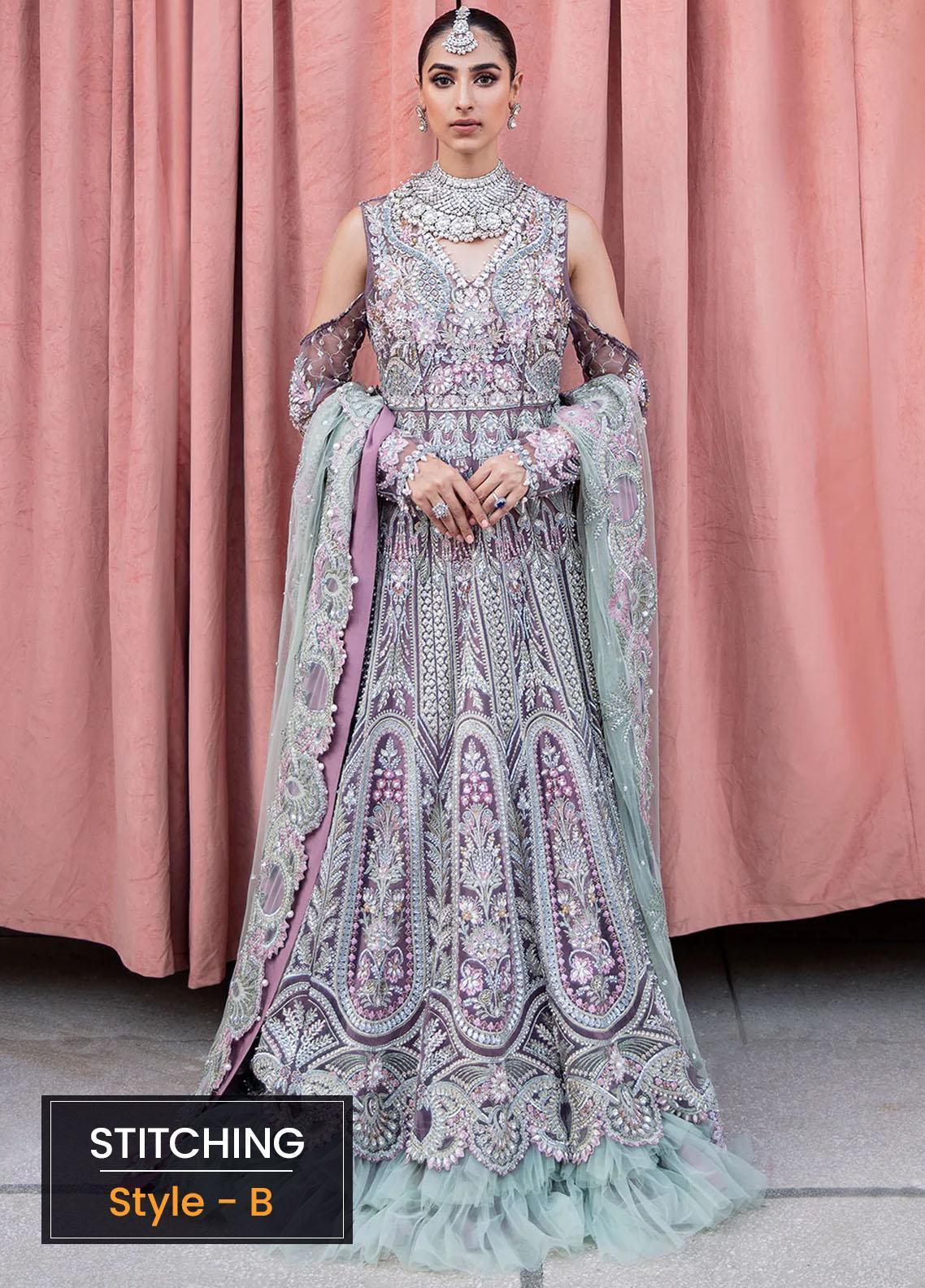 Veer Di Wedding by Elaf Embroidered Suits Unstitched 3 Piece EF EVW 01 - Bridal Collection - Yumnaz