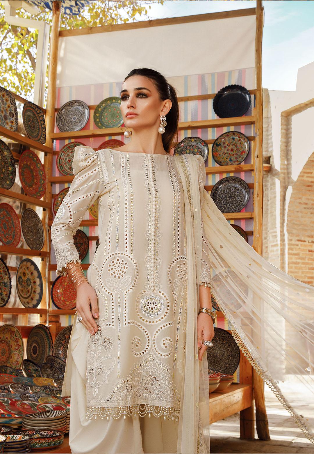 Maria.B Luxury Lawn Eid Collection LAWN UNSTITCHED DESIGN # 8A