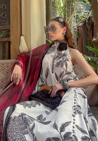 M PRINTS BY MARIA B EMBROIDERED LAWN SUITS UNSTITCHED 3 PIECE D#3A