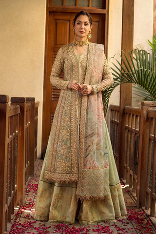 Crimson By Saira Shakira 3 Pieces Unstitched äóñ Shikargah äóñ D3 Bridal Couture Wedding Edition - Yumnaz