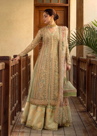 Crimson By Saira Shakira 3 Pieces Unstitched äóñ Shikargah äóñ D3 Bridal Couture Wedding Edition - Yumnaz