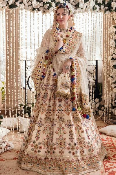 Afrozeh Net Bridal Suit - Yumnaz