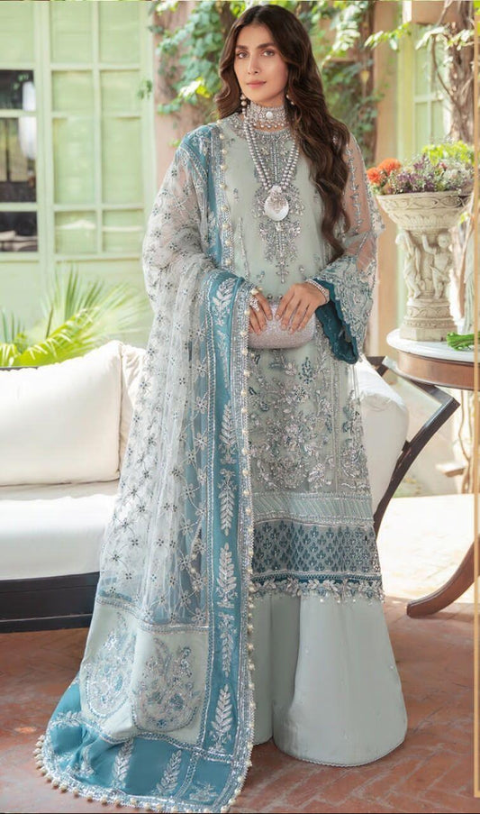 Afrozeh Organza Suit - Yumnaz