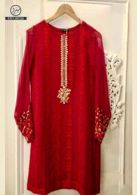 Agha Noor Organza Suit - Yumnaz