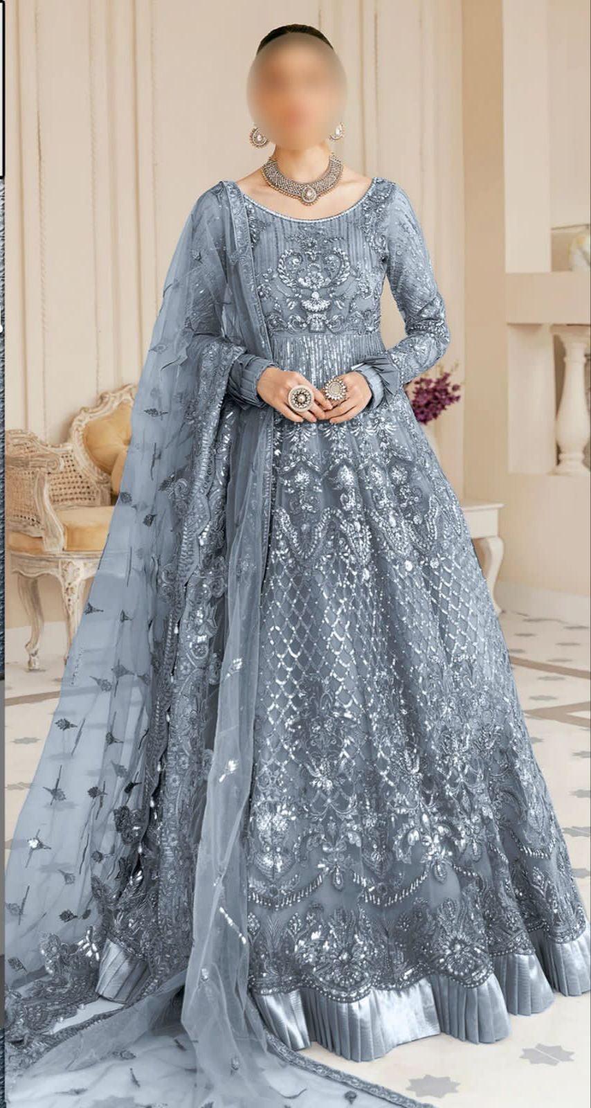 Akbar Aslam Net Frock