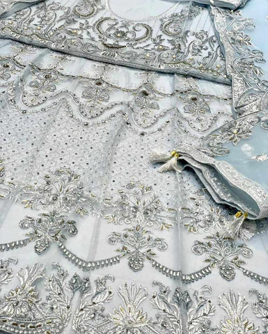 Akbar Aslam Organza Bridal Suit