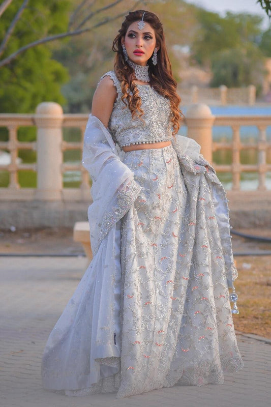 Anarkali Net Bridal Suit - Yumnaz