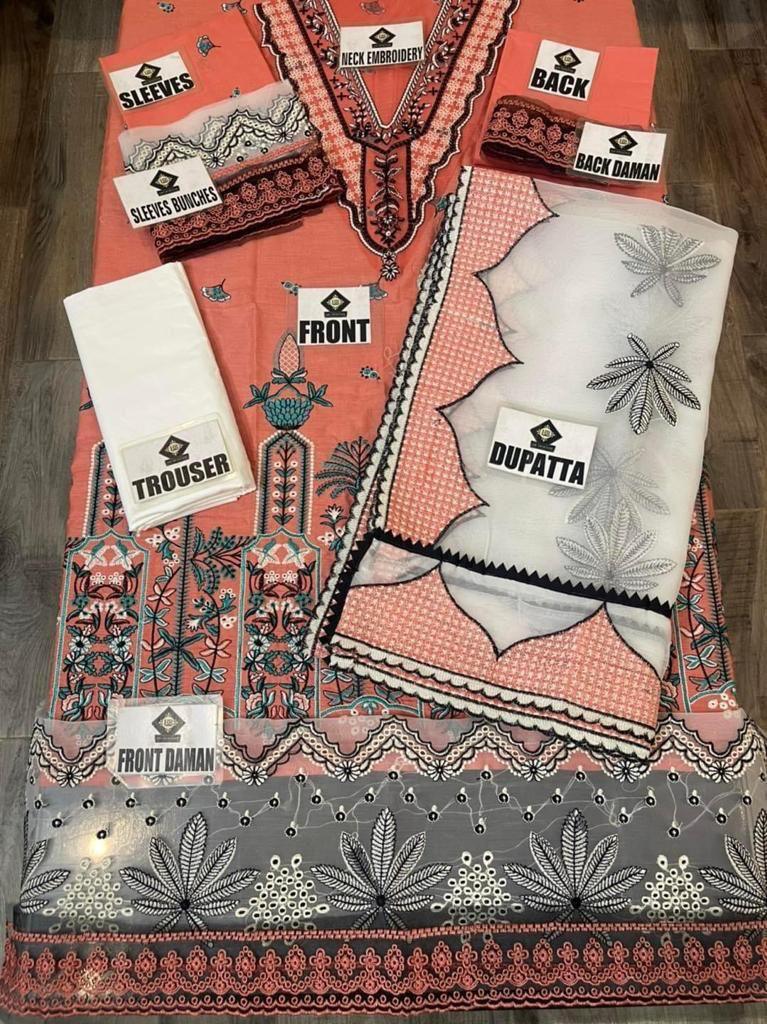 Anaya Lawn Suit - Yumnaz