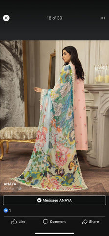 Anaya Lawn Suit - Yumnaz
