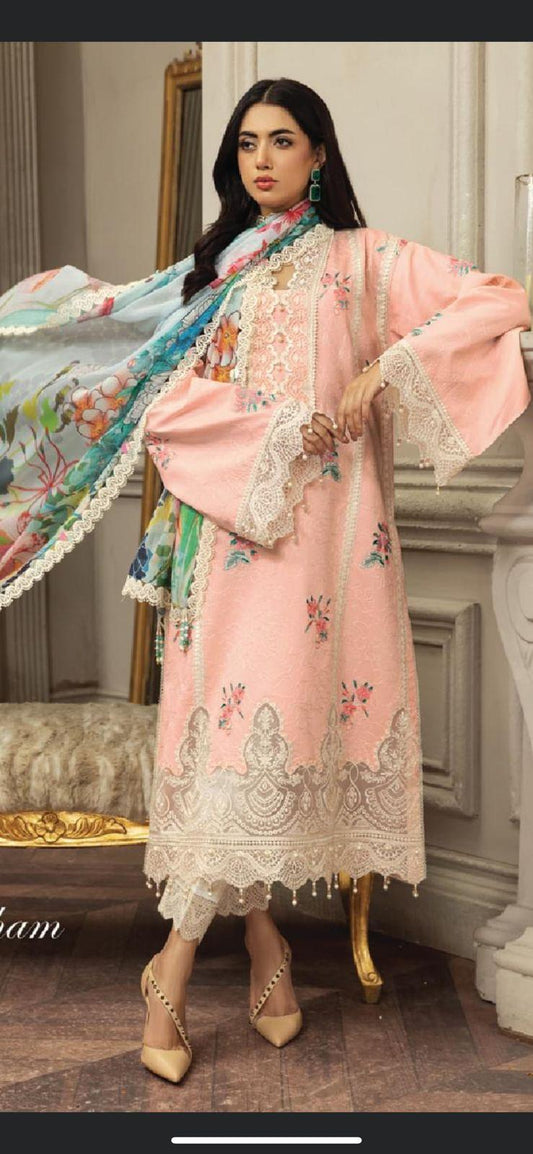 Anaya Lawn Suit - Yumnaz