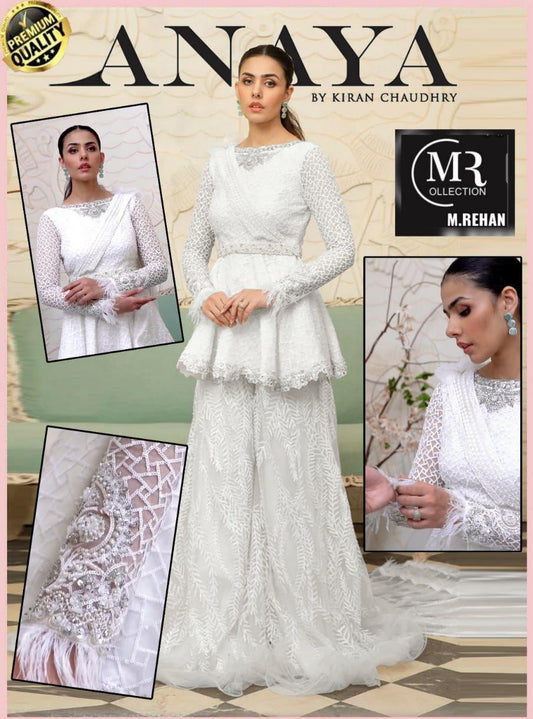 Anaya Net Bridal Suit - Yumnaz