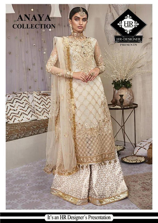 Anaya Net Bridal Suit - Yumnaz